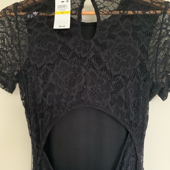 Material Girl Black Lace Dress - Picture 6 of 7